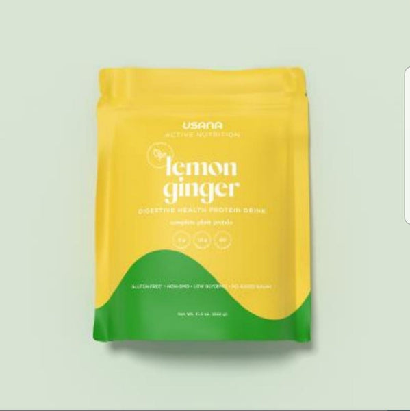 USANA Digestive Health Protein Drink - Lemon Ginger (14 Serving Bag)